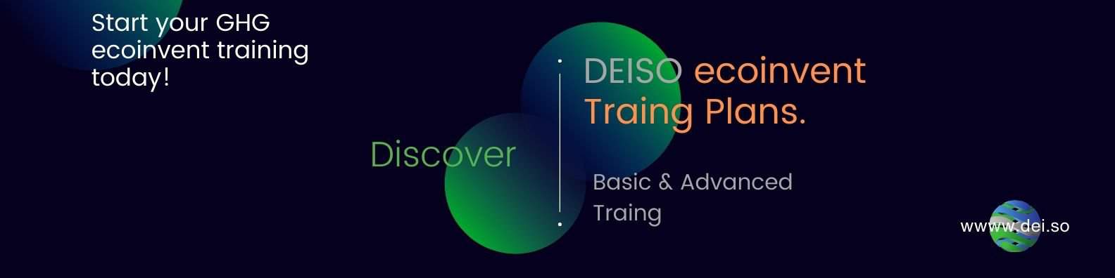 الخطط والدورات التدريبية لـ DEISO ecoinvent