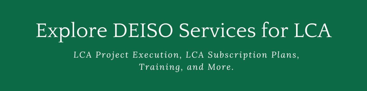 اكتشف خدمات DEISO لـ LCA