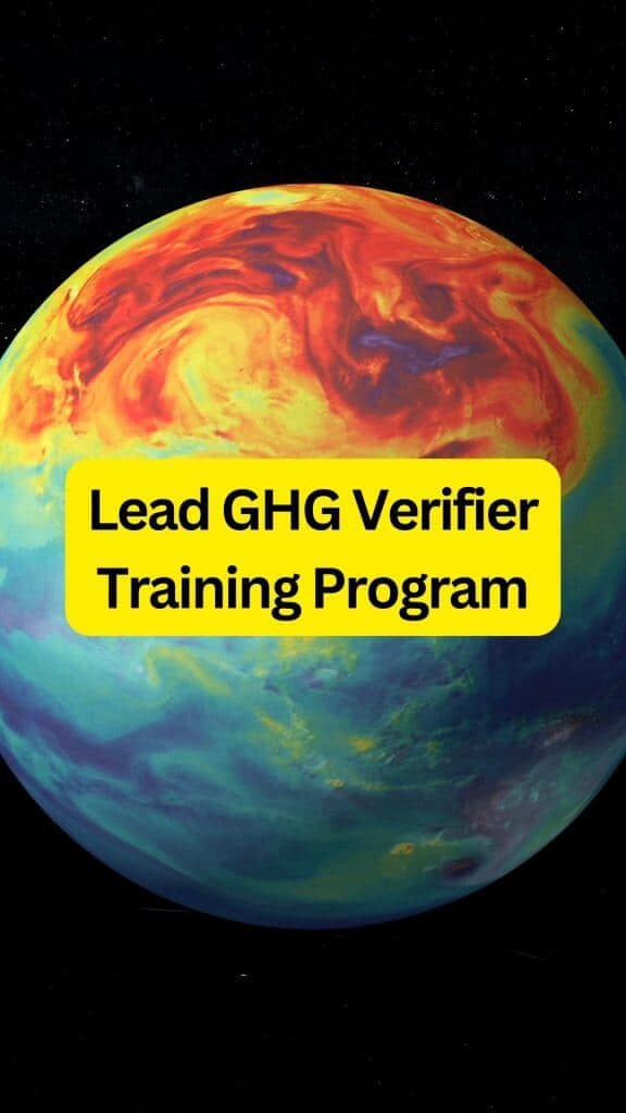 Lead GHG Verifier Training