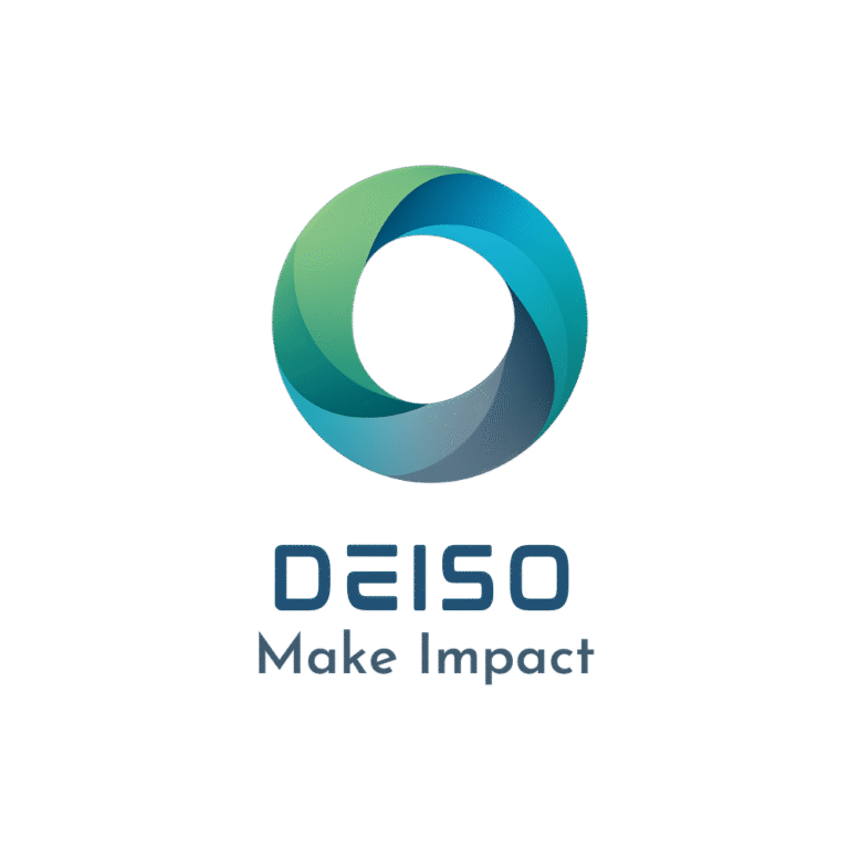 Deiso logo with Make Impact slogan.