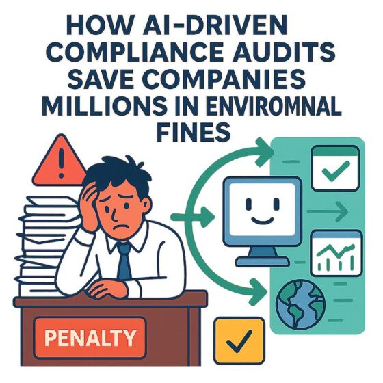AI audits reduce environmental fines for companies.