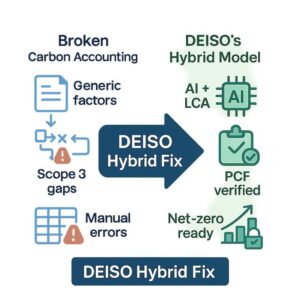 DEISO solution for broken carbon accounting and errors.