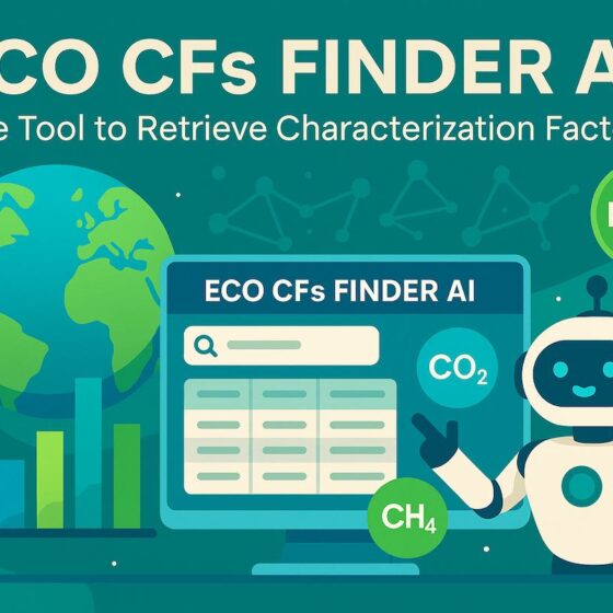 ECO CFs FINDER AI tool for characterization factors.