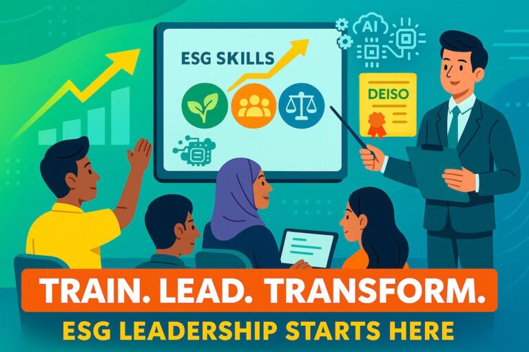 ESG training session for leadership skills development.