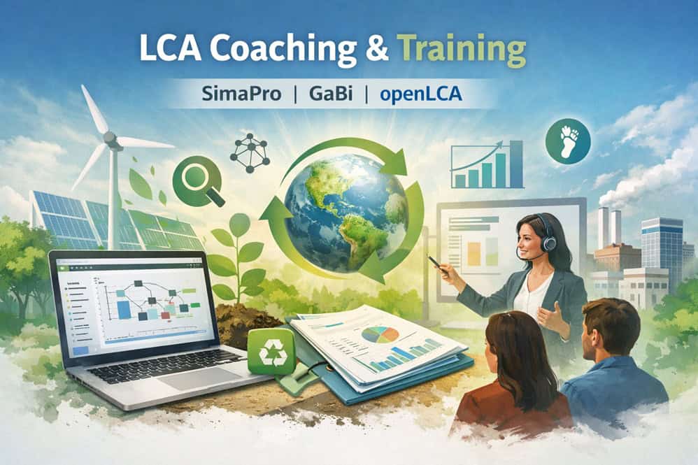 Fortgeschrittener Kompetenzaufbau mit LCA: Individuelle Software-Coachings und Kurse für openLCA, SimaPro und GaBi