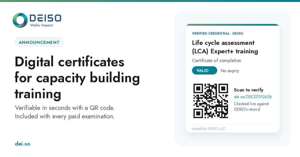 Certificados digitales para formación en desarrollo de capacidades